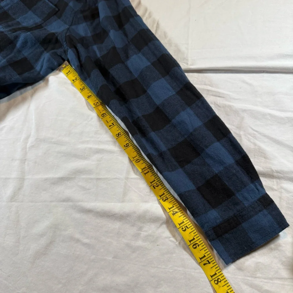 Grateful Dead Blue Plaid Flannel Shirt Skeleton Roses Graphic Womens Medium NWT - Picture 9 of 16